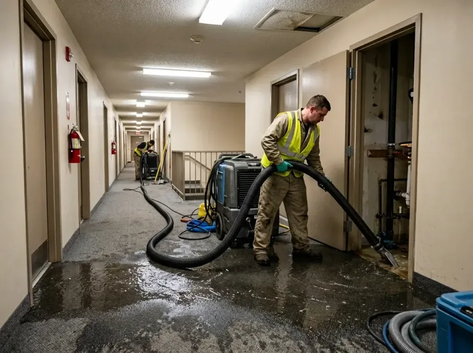 multi-unit-apartment-hallway-f-005 — frequently asked questions, Emergency Burst Pipe Water Extraction & Removal in Fort Wor…
